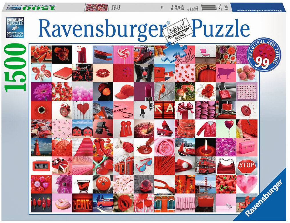 99 Beautiful Red Things Puzzle By: Eur:3,24 Ден1:1390