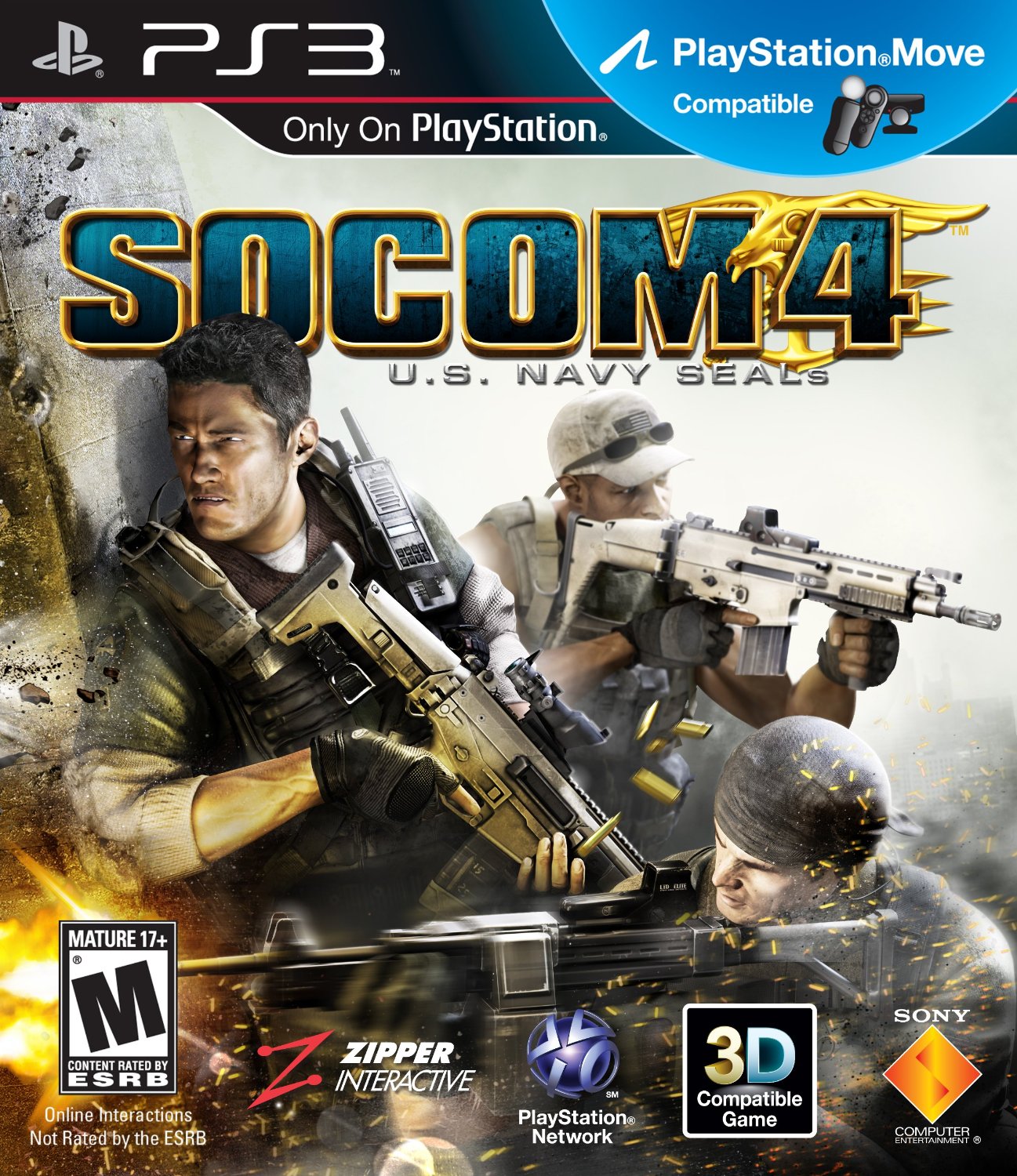 SOCOM 4-PlayStation 3 By:Zipper Interactive Eur:12.99 Ден2:799
