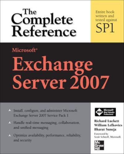 Microsoft Exchange Server 2007 By:Suneja, Bharat Eur:8,11 Ден1:3099