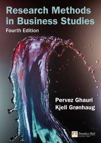 Research Methods in Business Studies By:Gronhaug, Pervez Ghauri . Kjell Eur:48,76  Ден3:2999