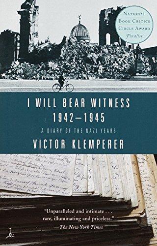 I Will Bear Witness, Volume 2 : A Diary of the Nazi Years: 1942-1945 By:Klemperer, Victor Eur:16,24 Ден2:1099