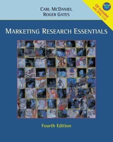 Marketing Research Essential By:McDaniel, C. Eur:68.28 Ден1:999