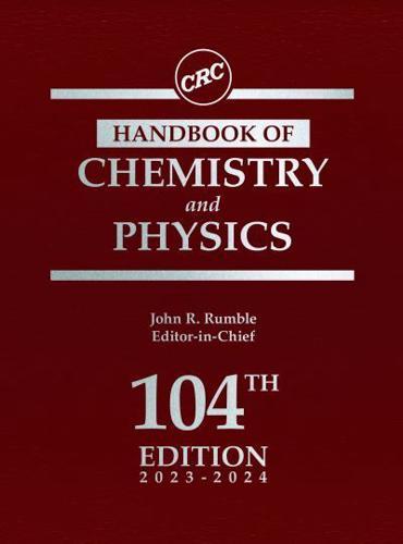 CRC Handbook of Chemistry and Physics - CRC Handbook of Chemistry and Physics By:John R. Rumble Eur:209,74  Ден3:12899