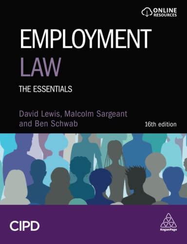 Employment Law: The Essentials By:Lewis, David Balaban Eur:61,77  Ден3:3799