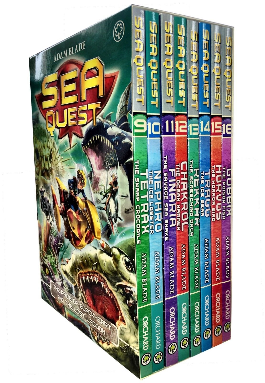 Sea Quest Series 3 and 4 Collection Adam Blade 8 Books Set Chakrol Ocean Hammer By:Blade, Adam Eur:12.99 Ден2:1999