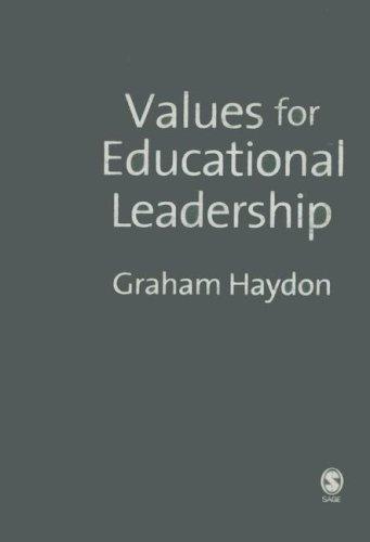 Values for Educational Leadership By:Haydon, Graham Eur:29,25 Ден1:6599