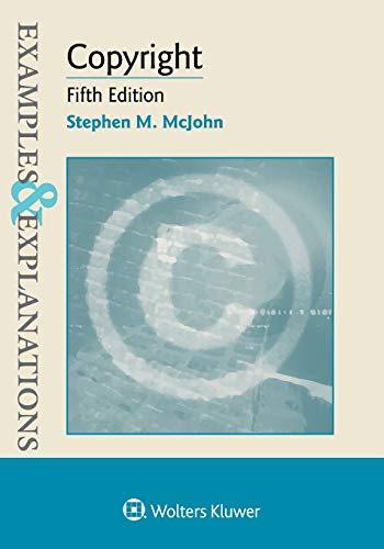 Examples & Explanations for Copyright By:McJohn, Stephen M Eur:56,89  Ден3:3499