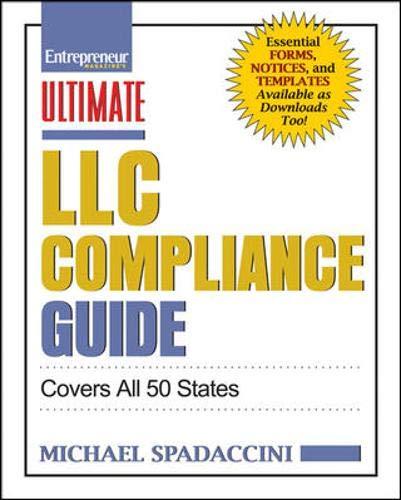 Ultimate LLC Compliance Guide: Covers All 50 States By:Spadaccini, Michael Eur:79.66 Ден1:1399
