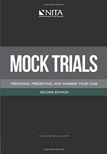 Mock Trials By:Lubet, Steve Eur:43.89  Ден3:2699