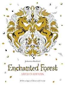 Enchanted Forest Artist's Edition : A Pull-Out and Frame Colouring Book By:Basford, Johanna Eur:16.24 Ден1:899