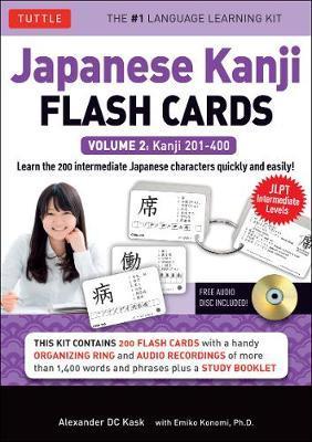 Japanese Kanji Flash Cards Kit Volume 2 : Kanji 201-400: JLPT Intermediate Level: Learn 200 Japanese Characters with Native Speaker Audio, Sample Sent By:Kask, Alexander Eur:12,99 Ден1:899