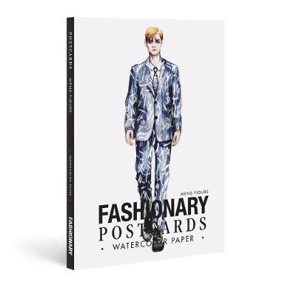 Fashionary Watercolor Postcards (Mens Figure Templates) By: Eur:21,12 Ден2:499