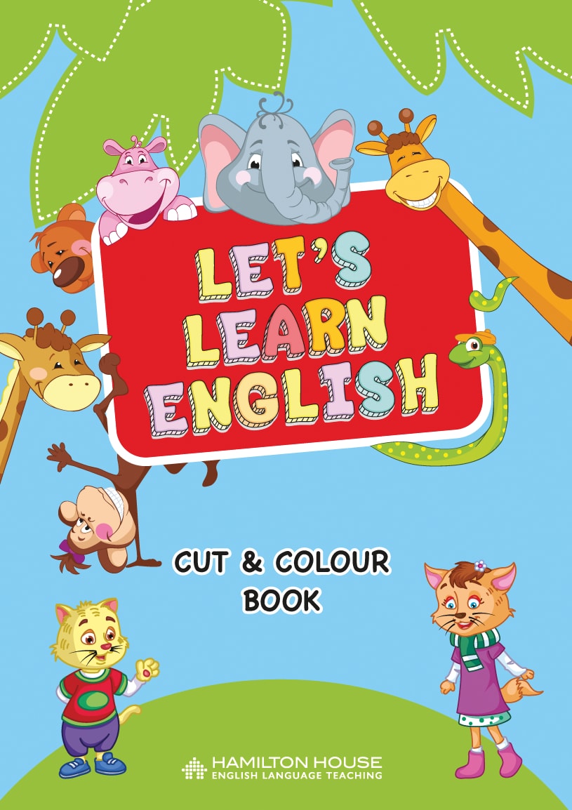 LET'S LEARN ENGLISH CUT AND COLOUR BOOK By:HAMILTON HOUSE Eur:2.59 Ден2:299