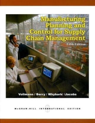 Manufacturing Planning and Control Systems By:Vollmann, Thomas E. Eur:30,88 Ден2:499