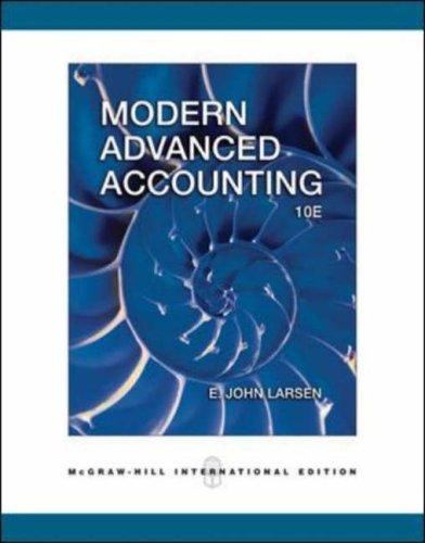 Modern Advanced Accounting By:Larsen, E.John Eur:12,99  Ден3:799