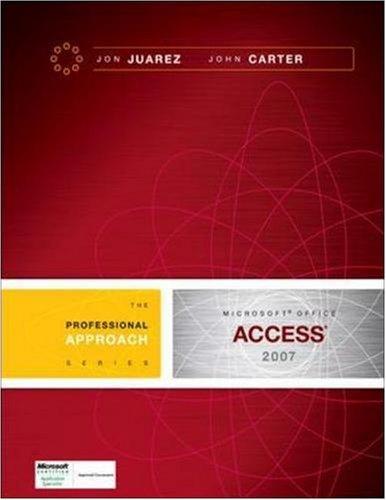 Microsoft Access 2007 : A Professional Approach By:Carter, John Eur:16,24 Ден2:2999