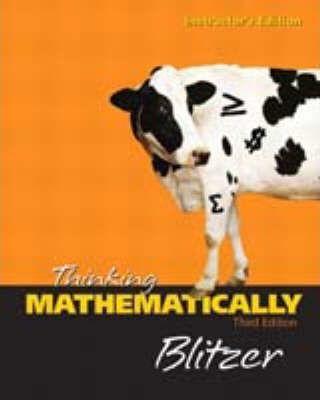 Thinking Mathematically By:Blitzer, Robert Eur:19,50 Ден2:3599