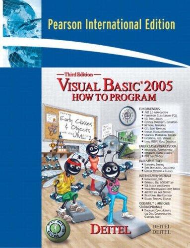 Visual Basic 2005 How to Program : International Edition By:Deitel, Paul J. Eur:8.11  Ден3:499