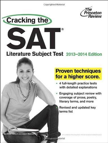 Cracking the SAT Literature Subject Test, 2013-2014 Edition By:Review, Princeton Eur:14,62 Ден2:599