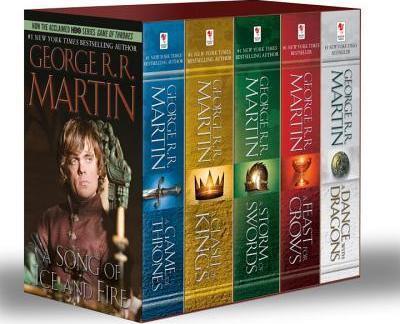 George R. R. Martin's a Game of Thrones 5-Book Boxed Set (Song of Ice and Fire Series) : A Game of Thrones, a Clash of Kings, a Storm of Swords, a Fea By:Martin, George R R Eur:47,14 Ден1:4899