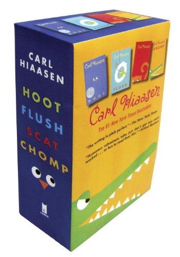 Hiaasen 4-Book Trade Paperback Box Set : Chomp; Flush; Hoot; Scat By:Hiaasen, Carl Eur:14,62 Ден2:2099