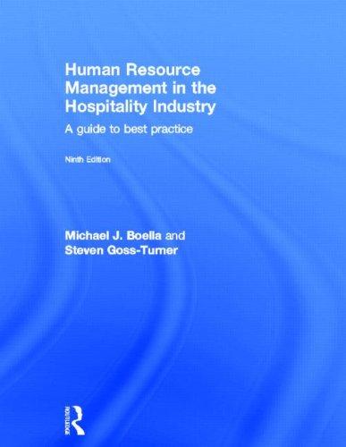 Human Resource Management in the Hospitality Industry : A Guide to Best Practice By:Boella, Michael Eur:66,65 Ден1:8699