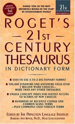 Roget's 21st Century Thesaurus By:Institute, Princeton Language Eur:48,76 Ден1:599