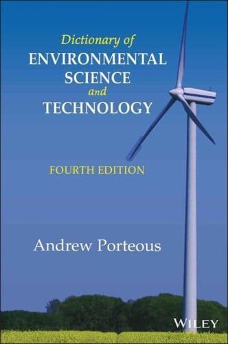 Dictionary of Environmental Science and Technology By:Porteous, Andrew Eur:24,37 Ден1:2899