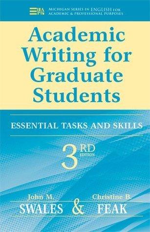 Academic Writing for Graduate Students: Essential Tasks and Skills By:Swales, John M. Eur:30,88 Ден1:1399