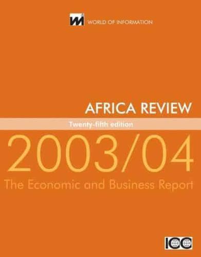 Africa Review 2003/04 By:World Of Information Eur:8,11 Ден2:799