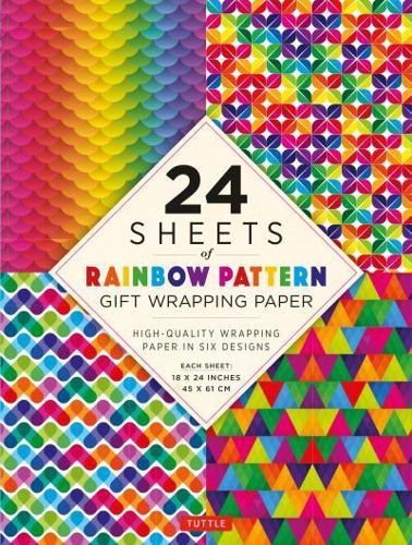 24 Sheets of Rainbow Patterns Gift Wrapping Paper By:Publishing, Tuttle Eur:14,62  Ден3:899