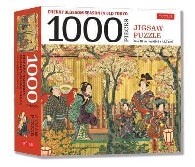 Cherry Blossom Season in Old Tokyo Jigsaw Puzzle 1,000 Piece By:Kunisada, Utagawa Eur:9,74 Ден1:899