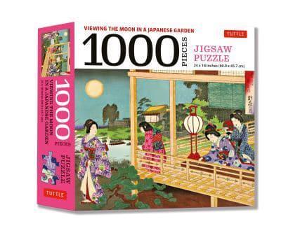 Viewing the Moon in a Japanese Garden Jigsaw Puzzle 1,000 Pc By:Chikanobu, Toyohara Eur:19,50 Ден1:899