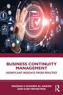 Business Continuity Management By:Srivastava, Kush Eur:100,80 Ден1:1899