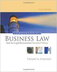 Anderson's Business Law and the Legal Environment, Standard Volume By:Jennings, Marianne Eur:34,13 Ден2:4899