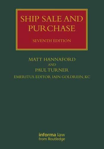 Ship Sale and Purchase - Lloyd's Shipping Law Library By:Turner, Paul Eur:71,53 Ден1:32999