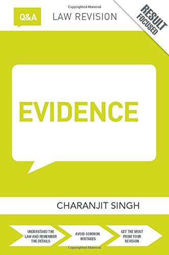 Q&A Evidence (Questions and Answers) By:Singh, Charanjit Eur:17,87 Ден1:999