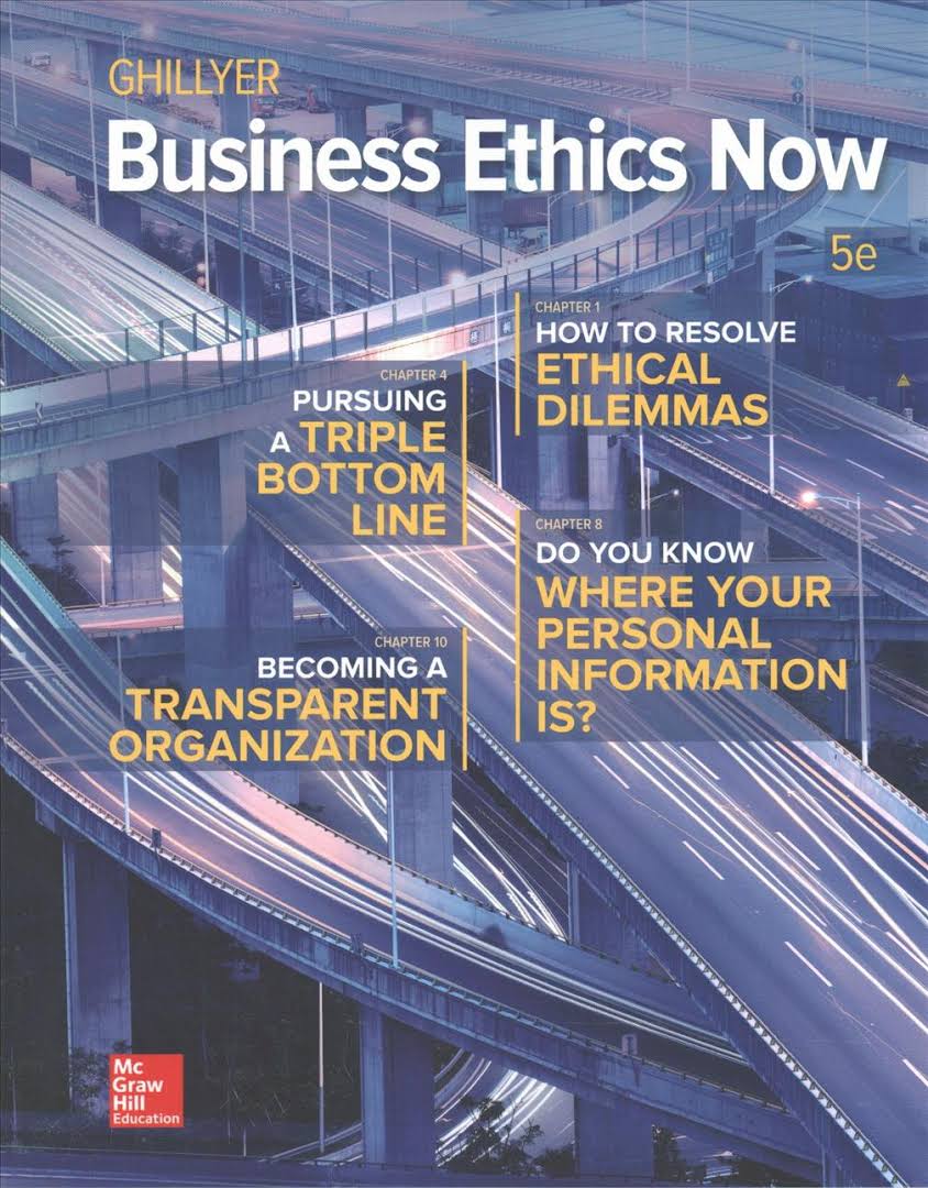 BUSINESS ETHICS NOW By:GHILLYER Eur:167,46 Ден1:2999