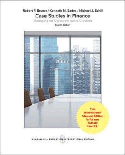 Case Studies in Finance By:Bruner, Robert Eur:81,28 Ден2:3199