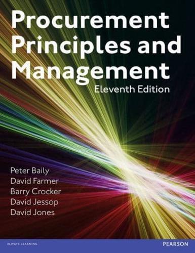 Procurement, Principles and Management By:Jones, David Eur:53,64  Ден3:3299