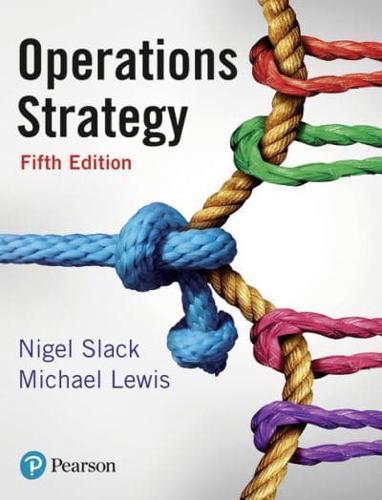 Operations Strategy By:Lewis, Michael Eur:26 Ден1:800