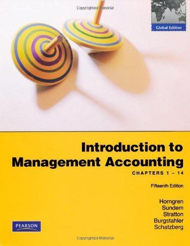 Introduction to Management Accounting:Chapters 1-14 with MyAccountingLab : Global Edition By:Horngren, Charles T. Eur:30,88 Ден1:4299