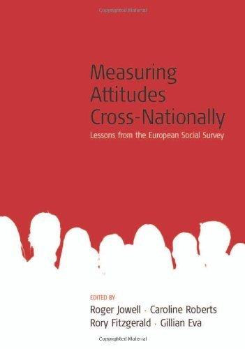 Measuring Attitudes Cross-Nationally : Lessons from the European Social Survey By:Jowell, Roger Eur:99,17  Ден3:6099