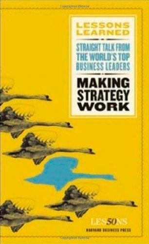 Making Strategy Work By:Lessons, Fifty Eur:12,99  Ден3:799