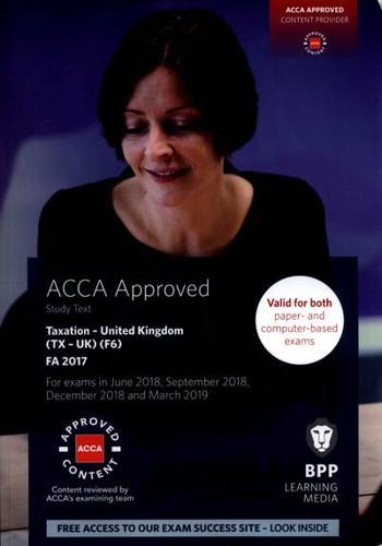 ACCA F6 Taxation FA2017 By:(Firm), BPP Learning Media Eur:17.87 Ден2:1299