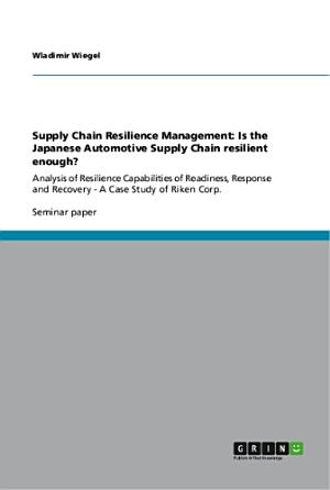 Supply Chain Resilience Management By:Wiegel, Wladimir Eur:4,88  Ден3:300